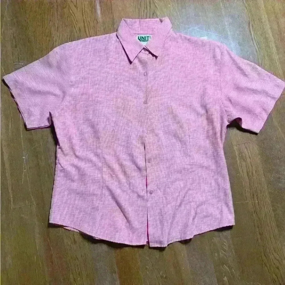 Red Gingham Shortsleeved Shirt